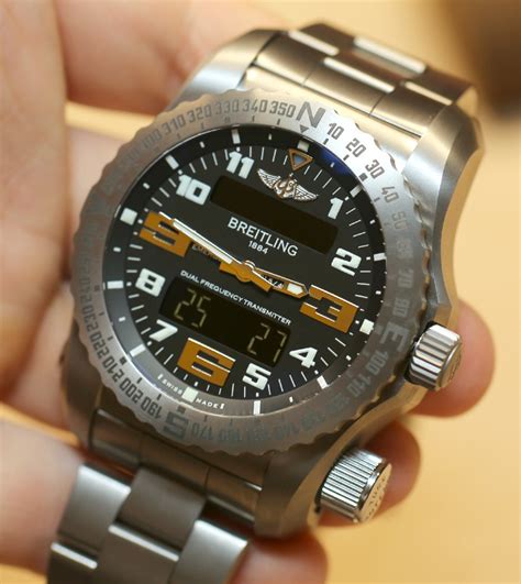 breitling watch with homing beacon|breitling watch with emergency beacon.